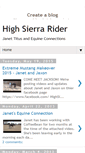 Mobile Screenshot of highsierrarider.blogspot.com