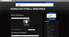 Desktop Screenshot of download-pitbull-ringtones.blogspot.com