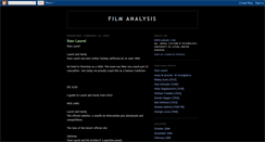 Desktop Screenshot of film-analysis.blogspot.com