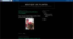 Desktop Screenshot of boutiquelesfilantes.blogspot.com