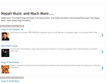Tablet Screenshot of nepsongs.blogspot.com