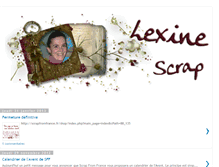 Tablet Screenshot of lexinescrap.blogspot.com