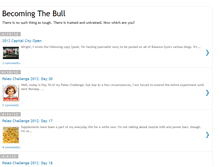 Tablet Screenshot of becomethebull.blogspot.com