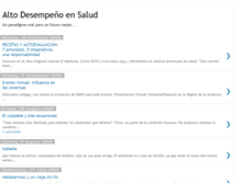 Tablet Screenshot of excelenciaensalud.blogspot.com