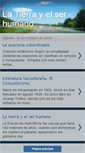 Mobile Screenshot of latierrayelserhumano10.blogspot.com