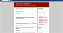 Desktop Screenshot of guineaonline.blogspot.com