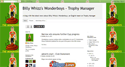 Desktop Screenshot of billywhizzswonderboys.blogspot.com