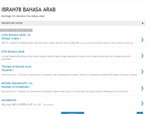 Tablet Screenshot of ibrah78bahasaarab.blogspot.com