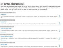 Tablet Screenshot of me-vs-lymes.blogspot.com