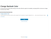 Tablet Screenshot of change-macbook-color.blogspot.com