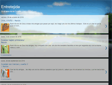 Tablet Screenshot of entretejida.blogspot.com