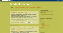 Desktop Screenshot of leedshomebrew.blogspot.com