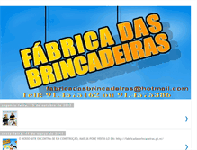Tablet Screenshot of fabricadasbrincadeiras.blogspot.com