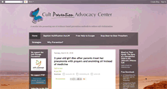 Desktop Screenshot of cultprevention.blogspot.com