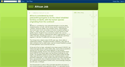 Desktop Screenshot of african-job.blogspot.com