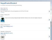 Tablet Screenshot of nepalfinlandstudent.blogspot.com