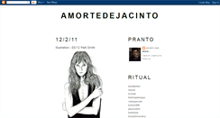 Desktop Screenshot of amortedejacinto.blogspot.com