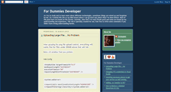 Desktop Screenshot of fordummiesdeveloper.blogspot.com