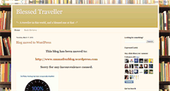 Desktop Screenshot of blessed-traveller.blogspot.com