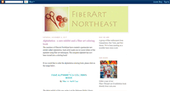 Desktop Screenshot of fiberartnortheast.blogspot.com