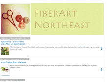 Tablet Screenshot of fiberartnortheast.blogspot.com