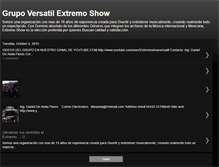 Tablet Screenshot of extremoshow.blogspot.com