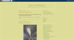 Desktop Screenshot of kausaustralis.blogspot.com