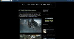 Desktop Screenshot of callofdutyblackopshack.blogspot.com