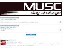Tablet Screenshot of muscmotorsports.blogspot.com