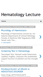 Mobile Screenshot of hematologylecture.blogspot.com