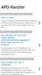 Mobile Screenshot of apo-kanzler.blogspot.com