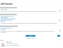 Tablet Screenshot of apo-kanzler.blogspot.com