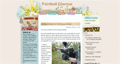 Desktop Screenshot of paintballchennai.blogspot.com