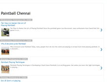 Tablet Screenshot of paintballchennai.blogspot.com