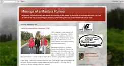 Desktop Screenshot of musingsofamastersrunner.blogspot.com