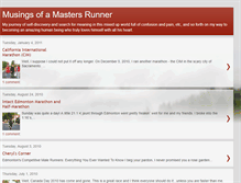 Tablet Screenshot of musingsofamastersrunner.blogspot.com