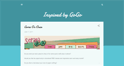 Desktop Screenshot of inspiredbygogo.blogspot.com