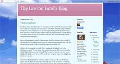 Desktop Screenshot of lawsonfamilyblog.blogspot.com