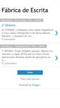 Mobile Screenshot of fabricadeescrita.blogspot.com