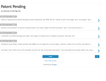 Tablet Screenshot of patentpending.blogspot.com