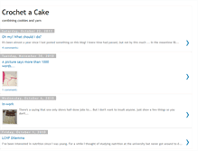 Tablet Screenshot of crochetacake.blogspot.com