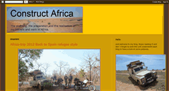 Desktop Screenshot of constructafrica.blogspot.com