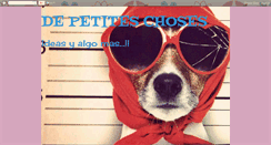 Desktop Screenshot of de-petites-choses.blogspot.com