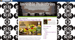 Desktop Screenshot of invisiblepedestrian.blogspot.com