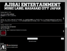 Tablet Screenshot of ajisaientertainment.blogspot.com