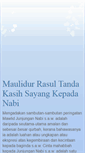 Mobile Screenshot of mawlidnabi.blogspot.com