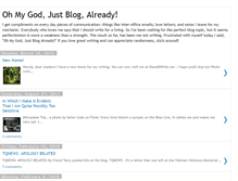 Tablet Screenshot of omgjustblogalready.blogspot.com