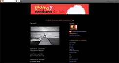 Desktop Screenshot of locuraycorduradefab.blogspot.com