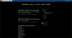 Desktop Screenshot of harmonhallclass2007.blogspot.com