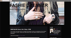 Desktop Screenshot of fashiedreamer.blogspot.com